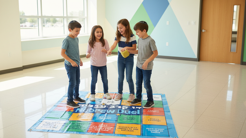Hebrew Language Giant Floor Games